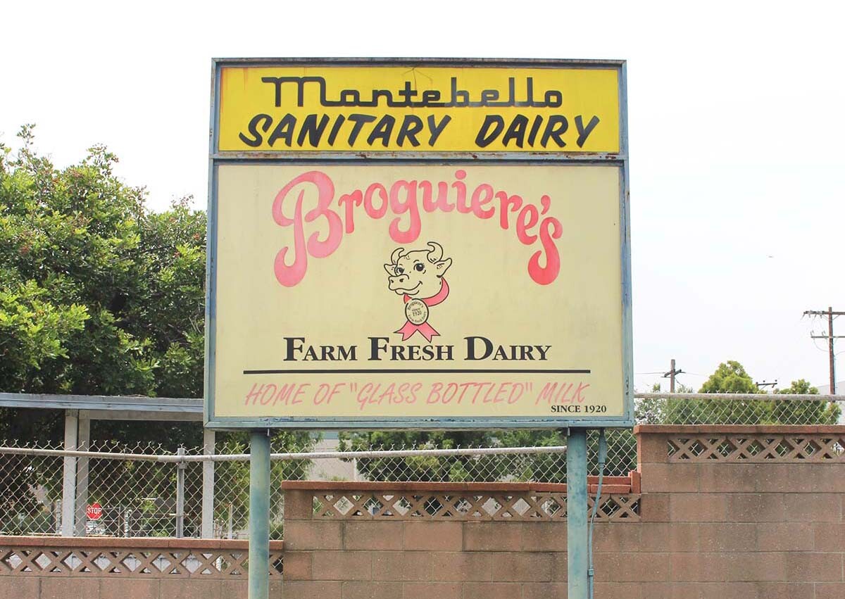 The term "sanitary" was a buzzword for dairies in the early 1900s, according to Broguiere. | Courtesy of Jean Trinh