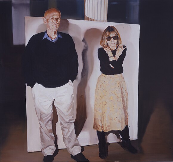 Eric Fischl, "Joan and John," 2002, Oil on Linen, 70x75 inches (177.8 x 190.5 cm) | The Broad Art Foundation