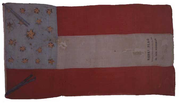A flag used by Confederate sympathizers in California | Photo courtesy of Tropics of Meta