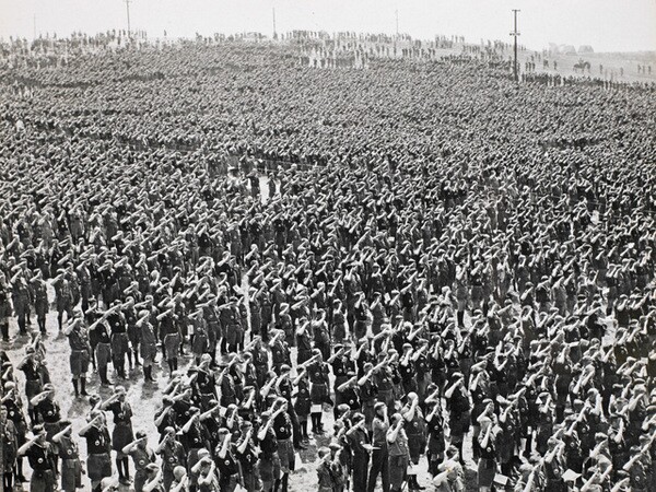 Tens of thousands of Boy Scouts attended a jamboree on the Irvine Ranch in Orange County in 1953. Courtesy of the Watson Family Photographic Archive.