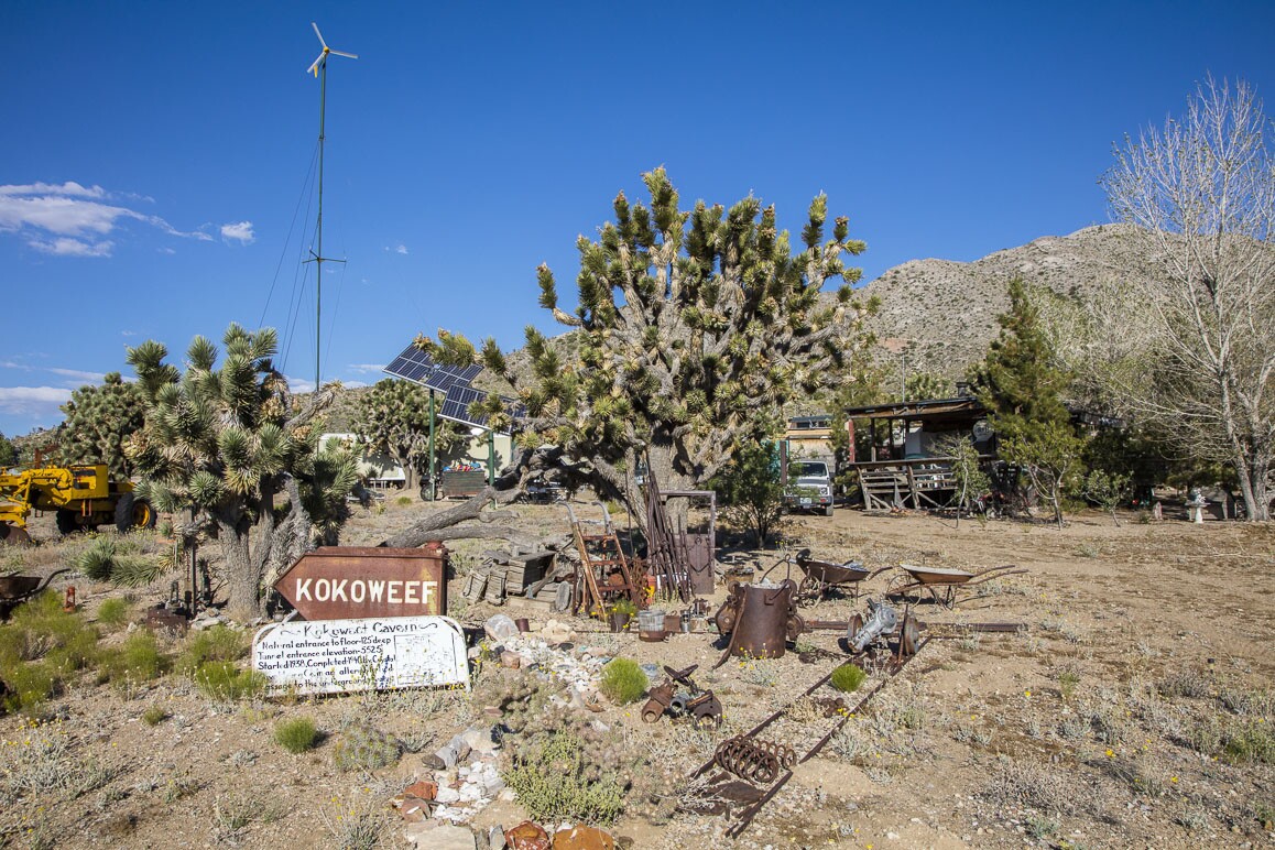 Ralph Lewis, who worked on and off at Kokoweef Peak from 1979 until 2001, now affectionately refers to the camp as "Squalorville." | Photo: Kim Stringfellow.