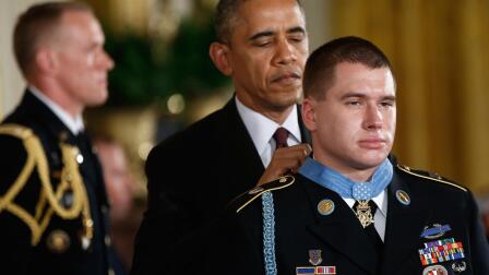 Obama honors Sgt. Kyle White, soldier who stood by his team