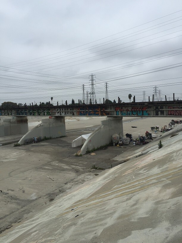 Homeless Along LA River (1)