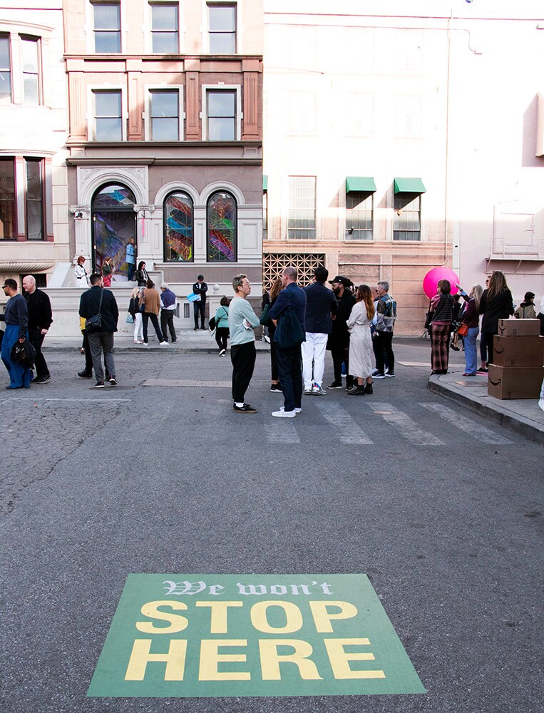 A complement to “HOMMES, HOMES, HOMES” (2019) by Gabriela Sanchez at the Paramount Studios backlot. | Carren Jao