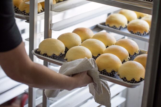 Ensaymada fresh out of the oven | Jakob Layman