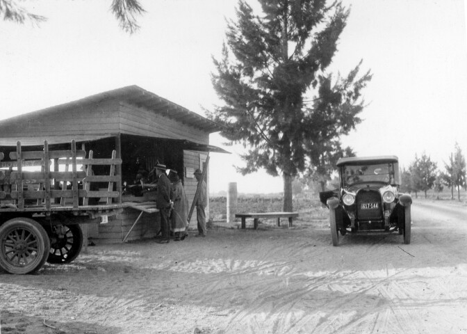 Knott's Berry Farm roadside fruit stand, circa 1926