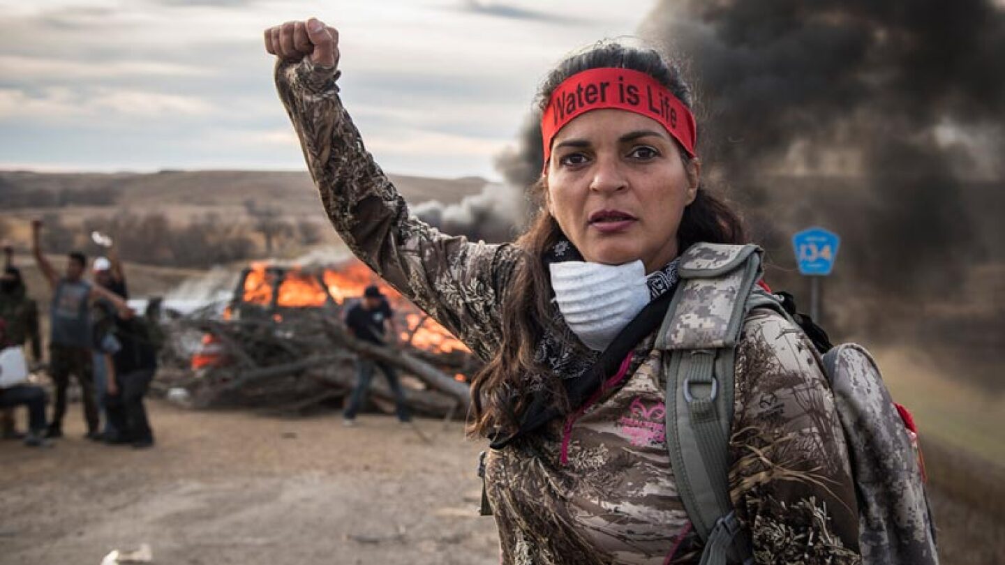 A medic at Oceti Sakowin Camp