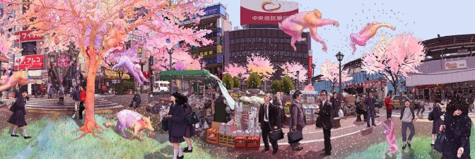 Nakano in Spring | Courtesy of kozyndan