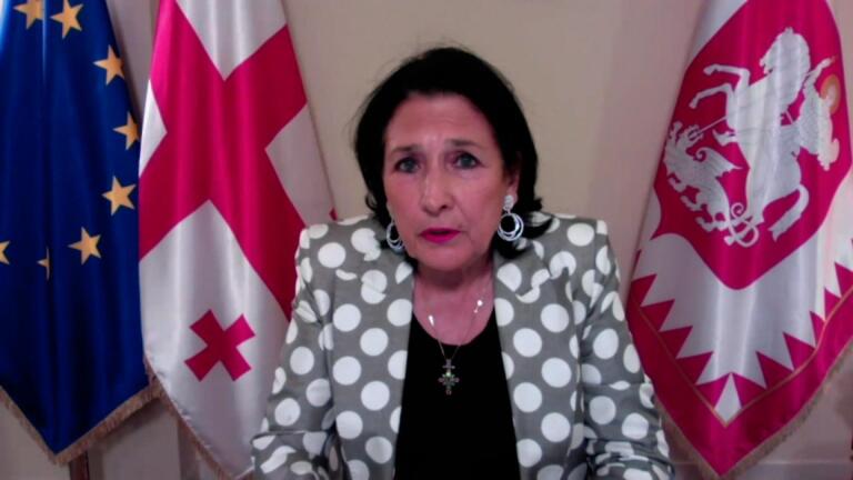 Georgian President on Russian Occupation