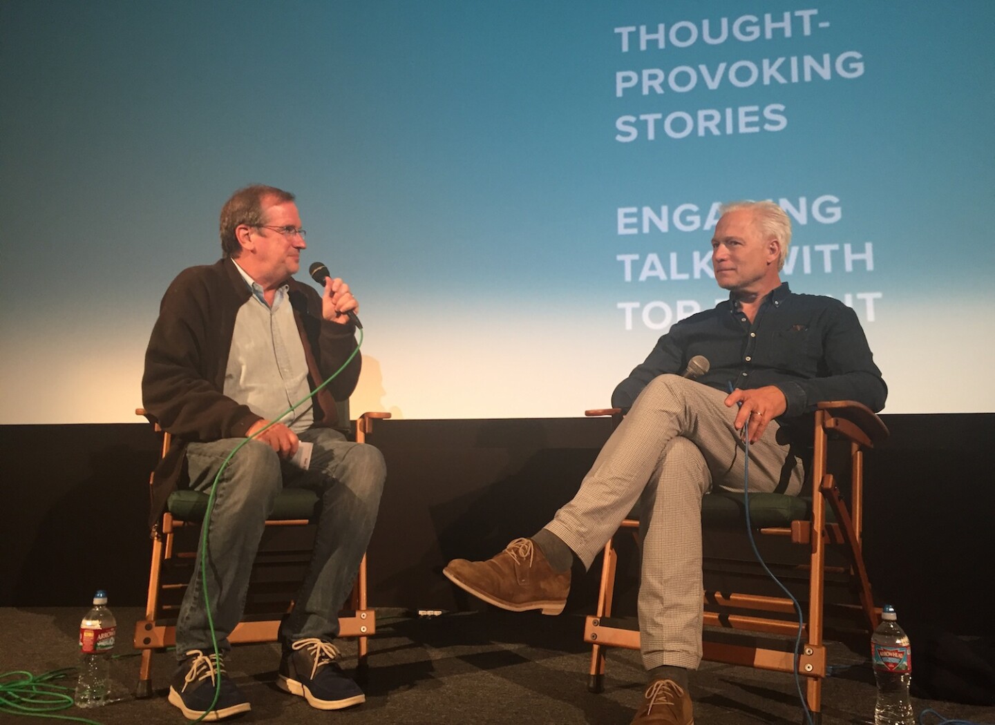 Pete Hammond and "A Man Called Ove" Director Hannes Holm