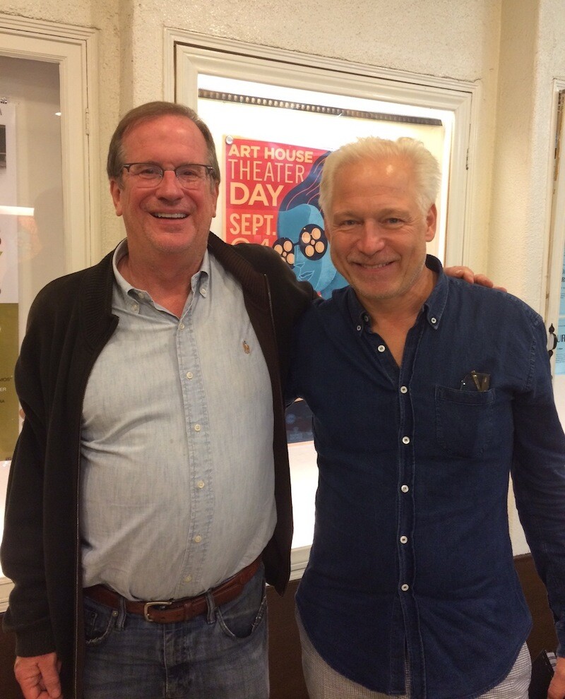 Pete Hammond and "A Man Called Ove" Director Hannes Holm