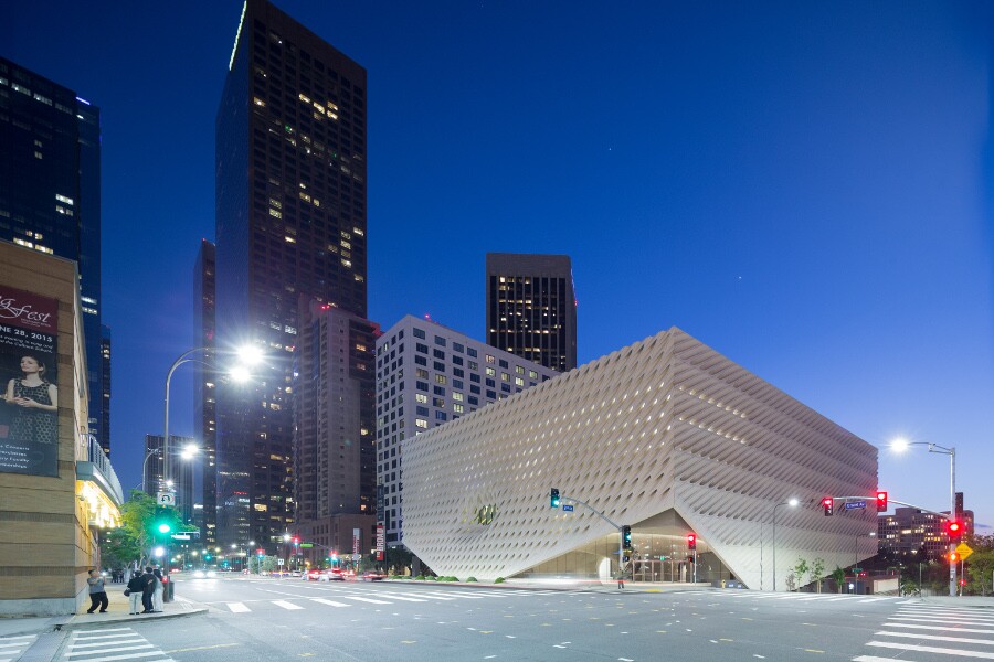The Broad on Grand Avenue in downtown Los Angeles. | Photo: Iwan Baan, courtesy of The Broad and Diller Scofidio + Renfro.