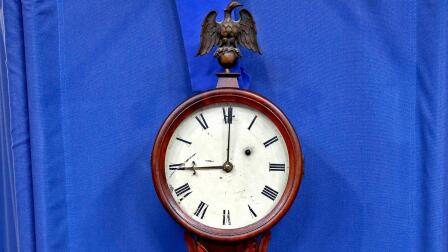 Appraisal: Horace Tifft Banjo Clock, ca. 1840