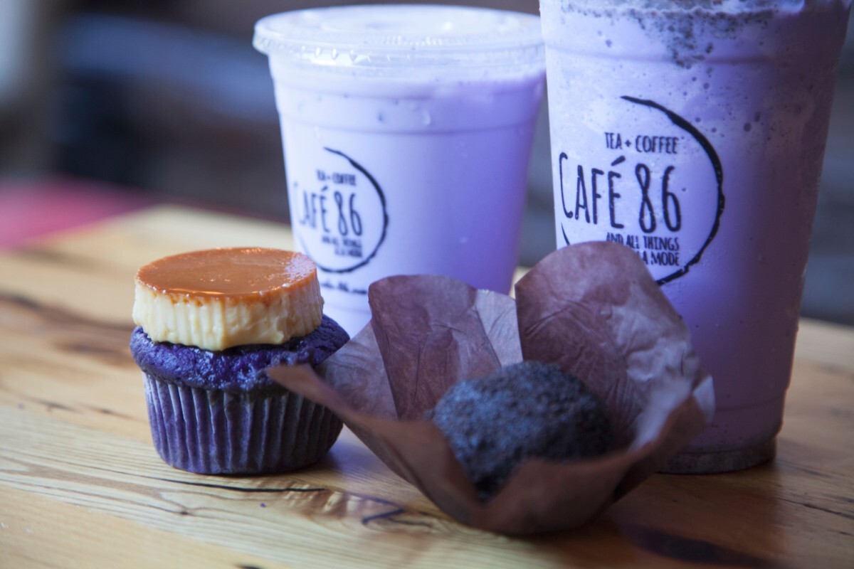 Cafe 86 makes 50 ube-flavored products. | Marnette Federis