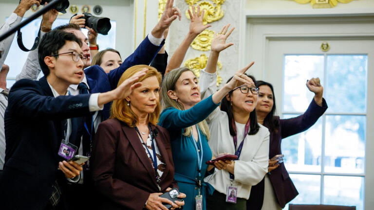 Trump's media attacks echo autocrats, Jodie Ginsberg says