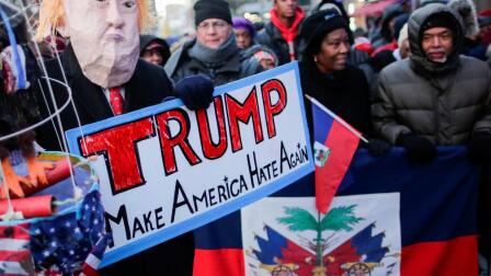 On MLK Day, U.S. grapples with furor over Trump’s words