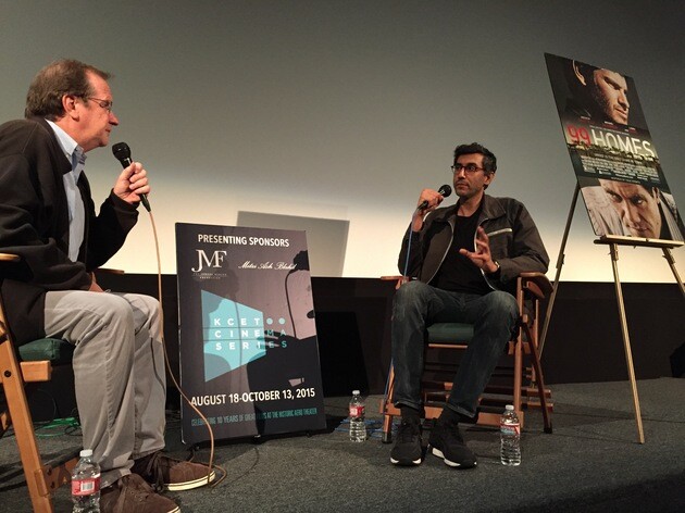 KCET Cinema Series Host Pete Hammond and Director/co-writer Ramin Bahrani
