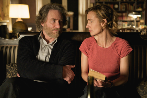Kevin Kline and Sandrine Bonnaire in “Queen to Play.” (Image courtesy of Kino Lorber).