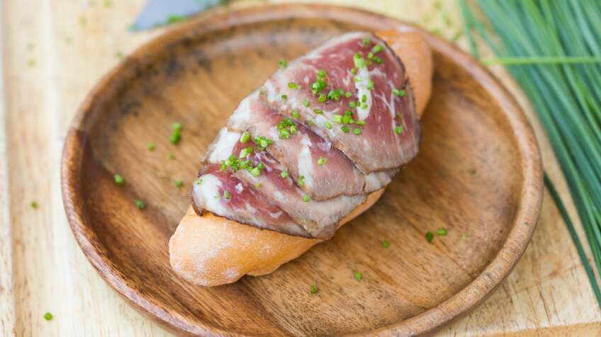 Air Bread Philly Cheesesteak | Carla Choy
