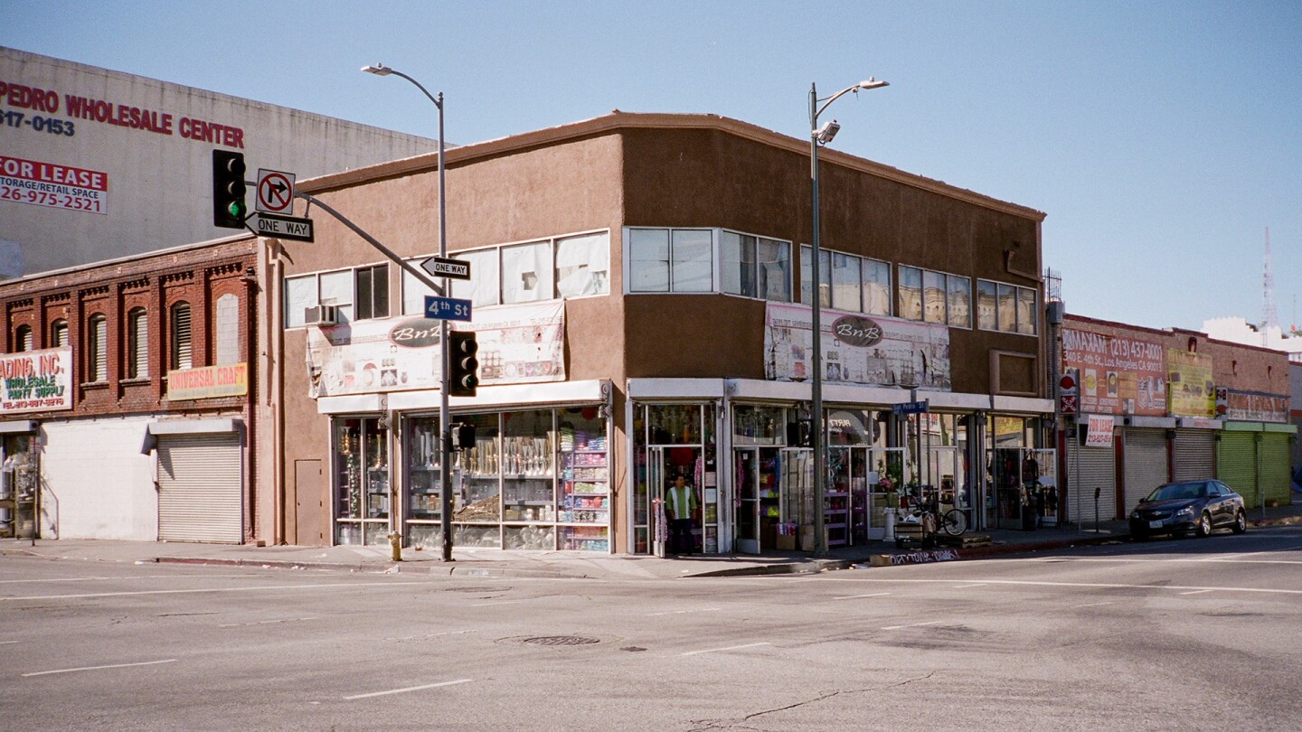 SW Corner of S. San Pedro Street & E. 4th Street