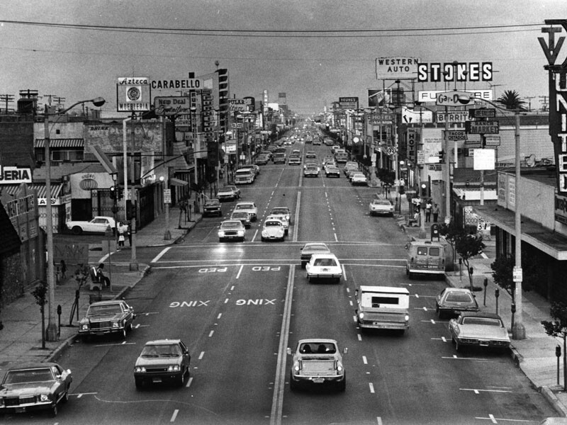 Whittier Boulevard, East Los Angeles, 1979