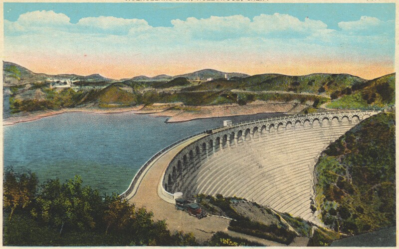 Mulholland Dam in the 1920s