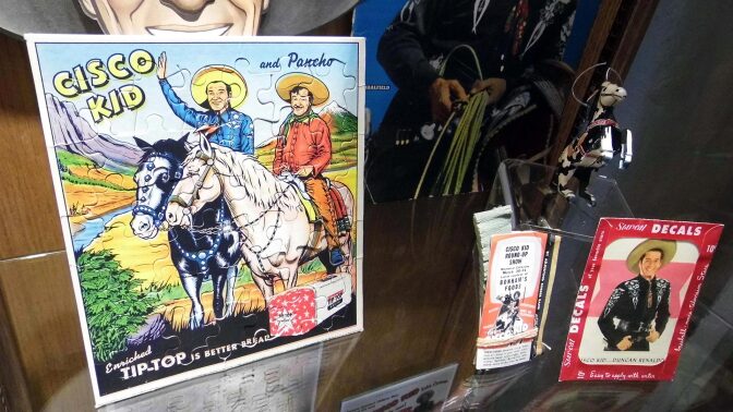 Small prints of "The Cisco Kid" from Leo Carrillo Ranch Historic Park.