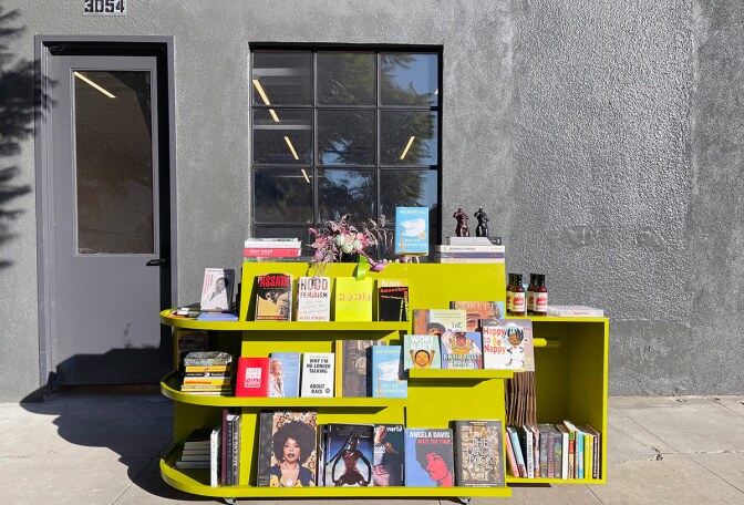 Reparations Club's kiosk for curbside shopping. | Courtesy of Reparations Club