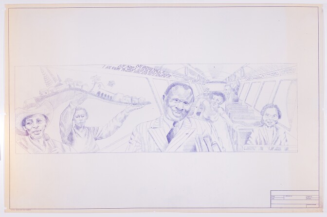 Judy Baca2_Great Wall Forebearers Civil Rights_1983