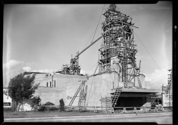 Leimert Theater under construction, 1931 | Dick Whittington Studio, Courtesy of the USC Digital Library