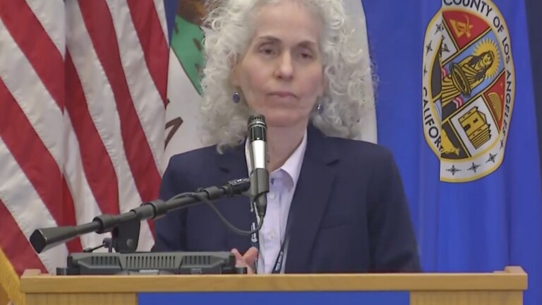 Barbara Ferrer, giving L.A. County Coronavirus Update on May 13