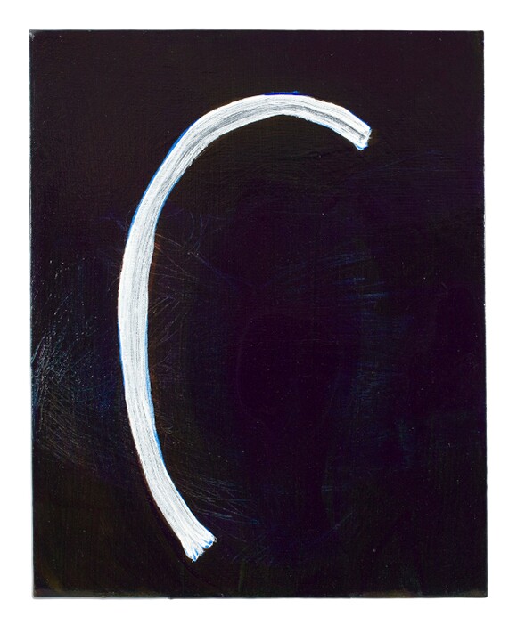 "Melvil's Rib (Dewey)", acrylic on canvas, 16 inches x 20 inches, 2011. By Katie Herzog.