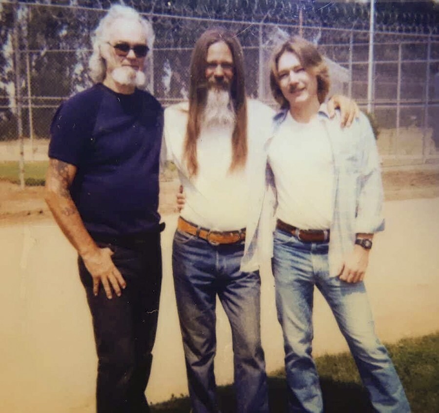 Vance, right, in a photo taken in 1986, has been eligible for parole for more than two decades and has multiple medical concerns but has not qualified for early release from San Quentin. | Courtesy of Vance, via CalMatters