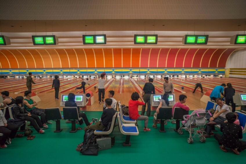Golden Lane Bowling Alley. Pyongyang, North Korea | Mark Edward Harris