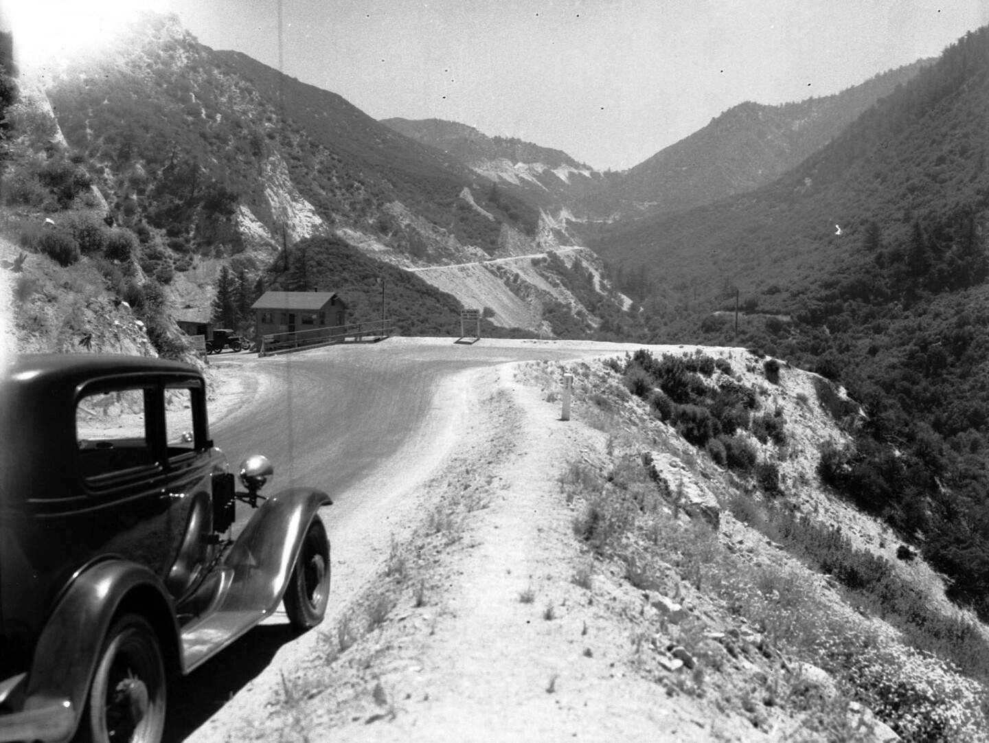 The Angeles Crest Highway between Colby Canyon and Red Box