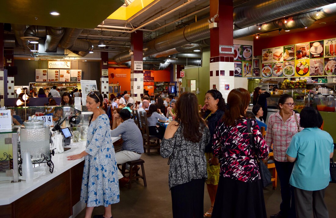 Interior of Mercado La Paloma