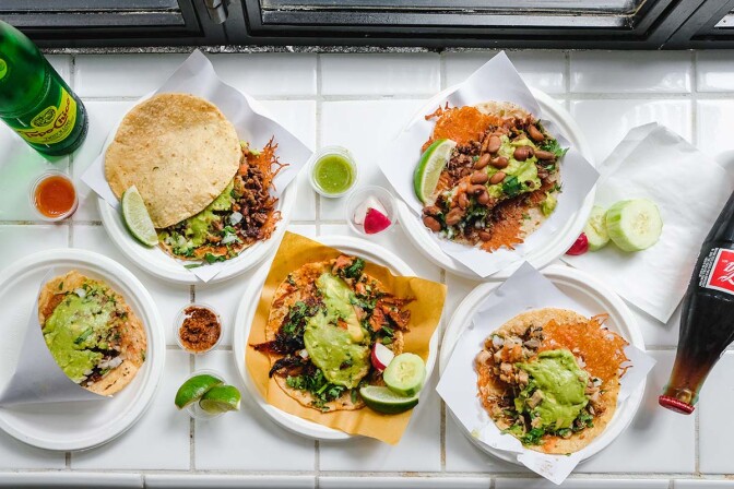 Plates of tacos from Tacos 1986 | Patrick Manalo