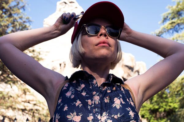 Artist and writer Kate Durbin notes that though Disney is a completely constructed world, it is loved for that same reason. Photo by Rollin Leonard.