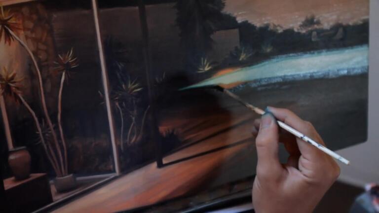 Future Perfect: Danny Heller's Midcentury Modern Paintings