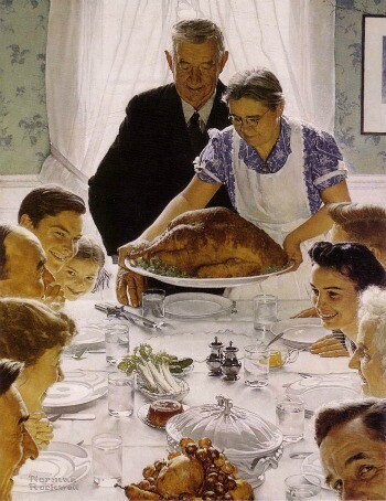 Freedom From Want, Norman Rockwell