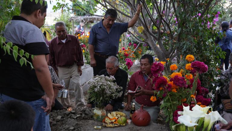 Riguel Montaño on Dia de Muertos