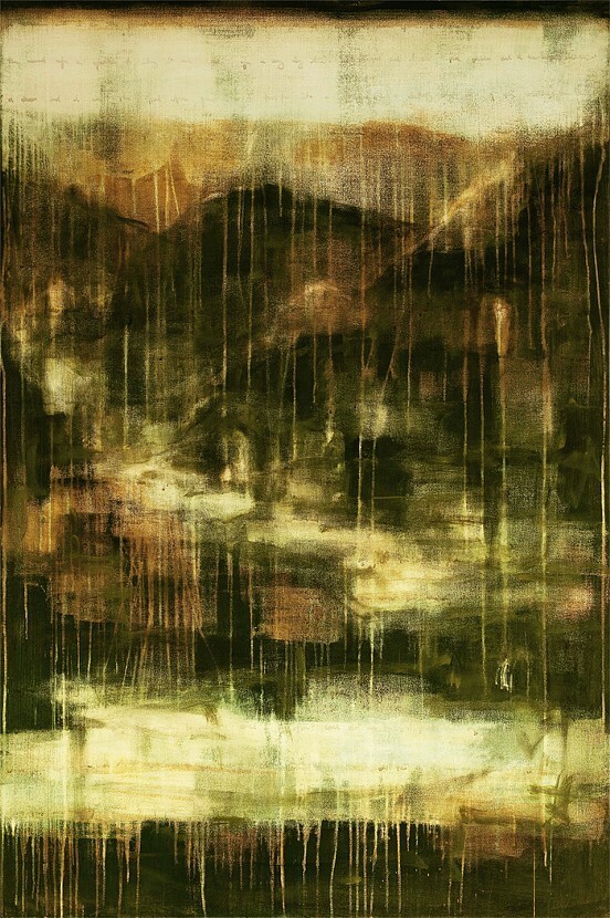 Julie Montgomery, "Mariposa Mountain," Acrylic on canvas 68"x 46"
