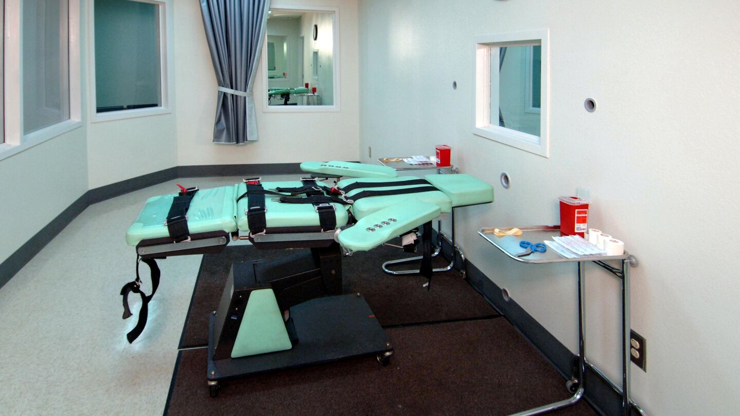 Lethal Injection Chamber at San Quentin | photo California Department of Corrections and Rehabilitation)
