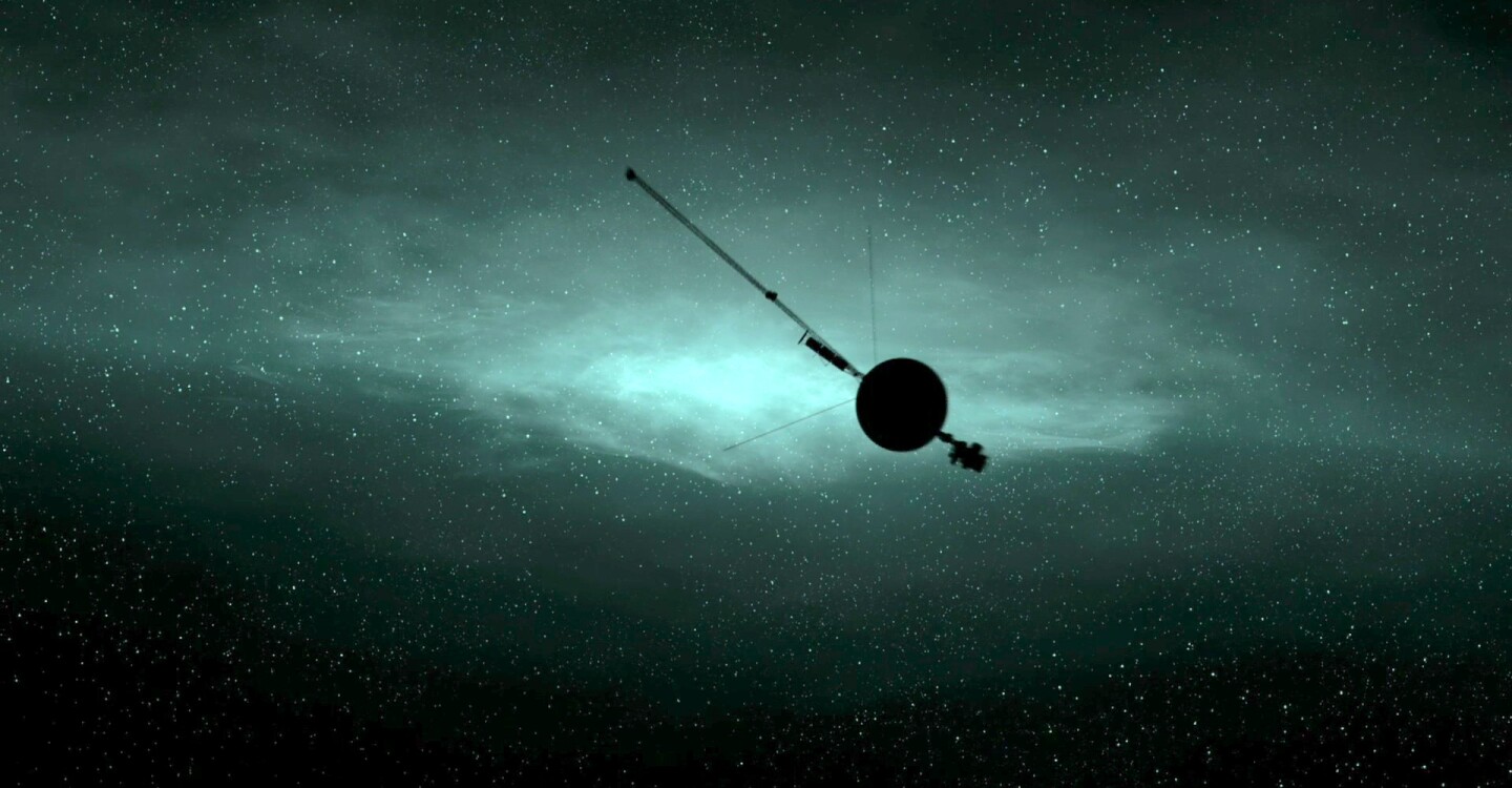 The Voyager 1 in space. | "The Farthest: Voyager In Space"