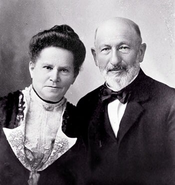 Sarah and Harris Newmark, ca. 1900