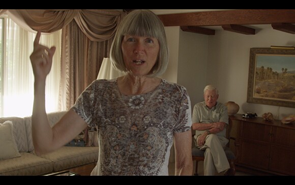 Nicole Miller, still from video series "Believing Is Seeing," featuring Redlands residents Diana Kriger and Harold Hartwick