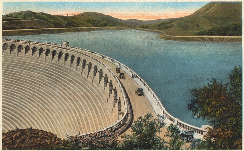 Mulholland Dam in the 1920s