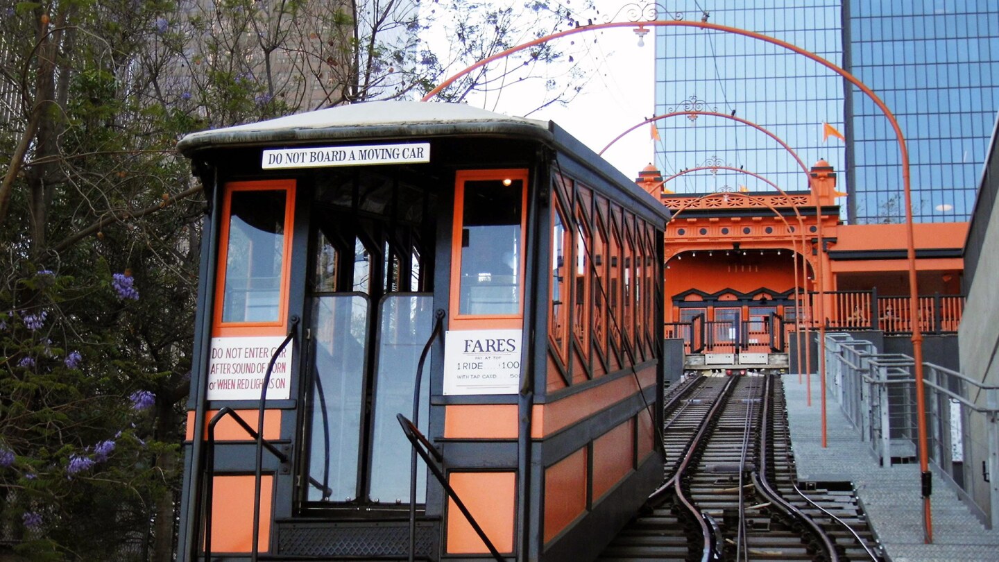 An Angels Flight railcar | Sandi Hammerlein