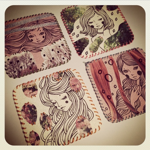 Post It art by Audrey Kawasaki | Photo: Courtesy Giant Robot