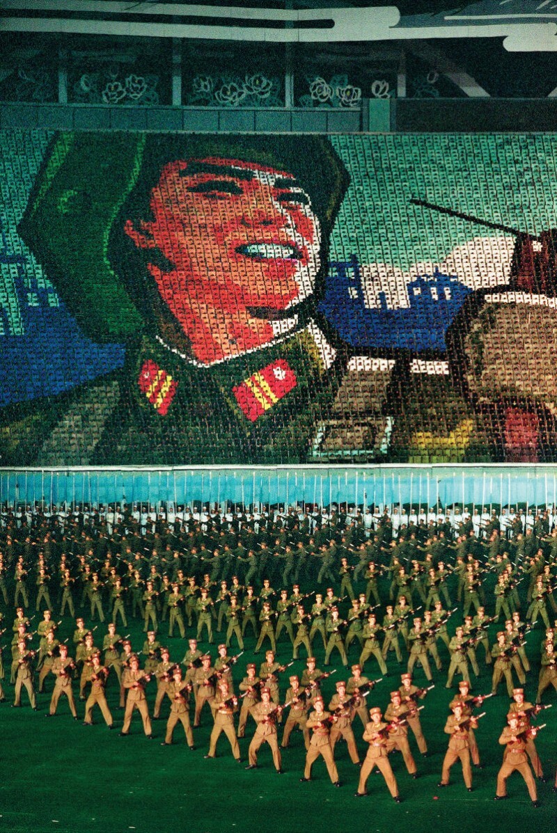 The Arirang Mass Games in May Day Stadium in Pyongyang, North Korea. | Mark Edward Harris/Getty Images